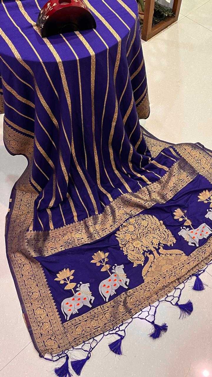 Georgette Kesh101 Ant67 Silk Sarees  Heavy Silk Soft Silk Khadi Silk Sarees E