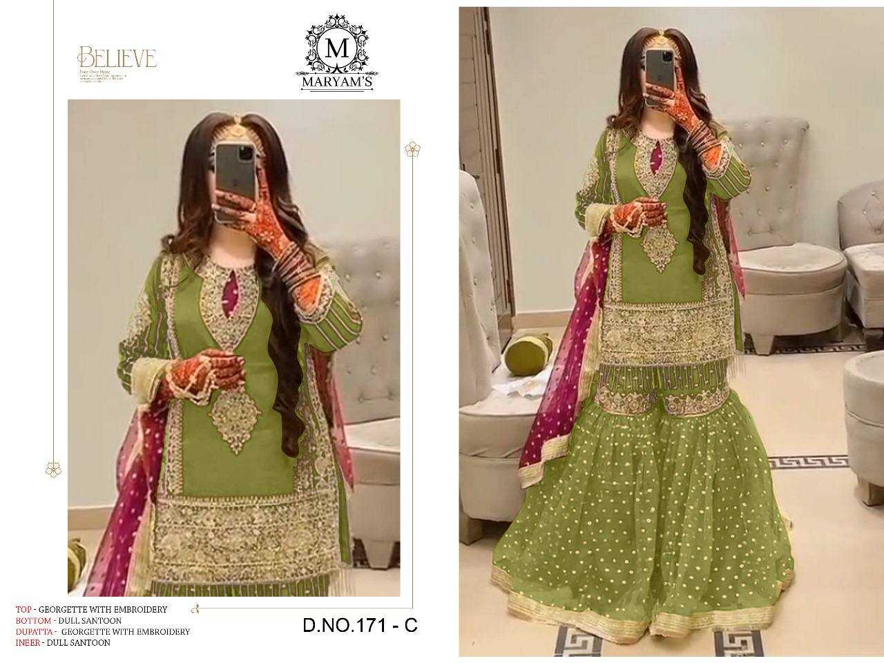 Georgette Kal 171 Suits & Dresses  Unstitched Suits