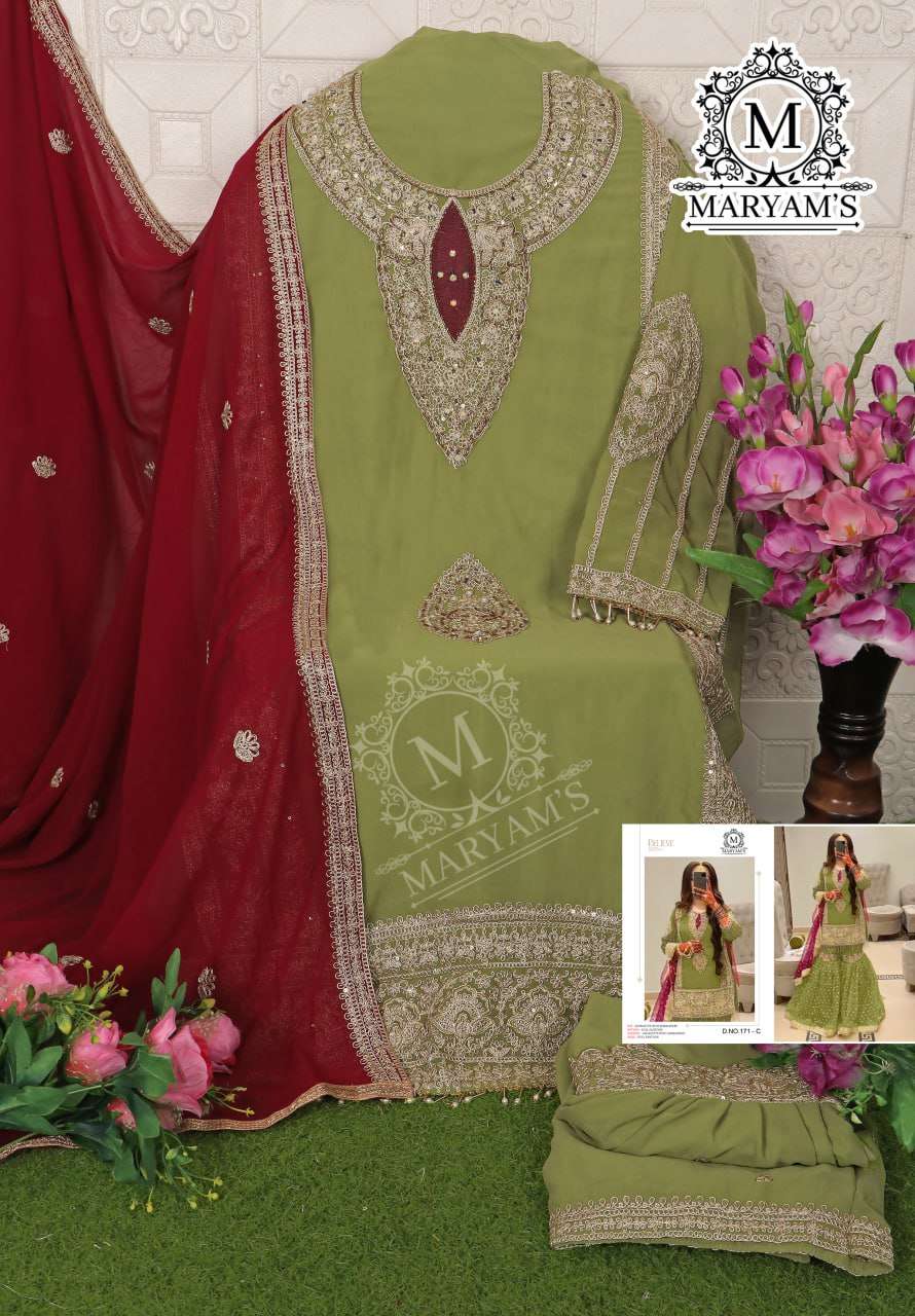 Georgette Kal 171 Suits & Dresses  Unstitched Suits