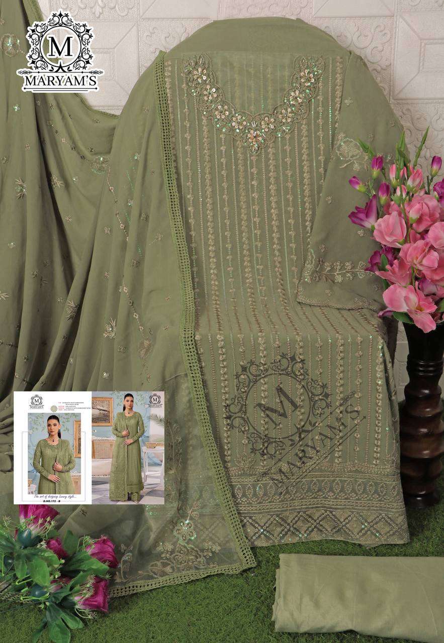 Georgette Kal 172  Suits & Dresses  Unstitched Suits