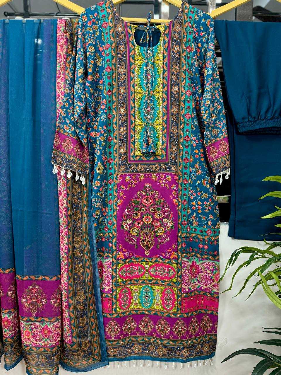 Georgette Kesh122 475 Suits & Dresses Islamic Clothing  Ladies Pakistani Printed Georgette Suits