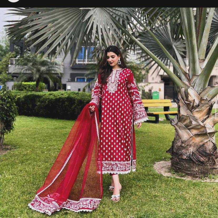 Georgette Kesh149 1273 Suits & Dresses  Ladies Pakistani Embroidery Georgette Suits