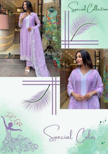 Georgette Kesh164 G32 Suits & Dresses  Embroidery Ladies Salwar Georgette Suits Manufacture