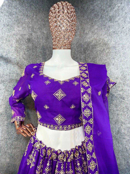 Georgette Kesh164 L16 Lehengas  Desigenr Georgette Wedding Embroidered Wedding Outfits Lehengas