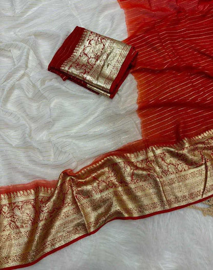 Georgette Kesh202 Aks26 Sarees  Georgette Ladies Viscose Durga Pooja Sareees