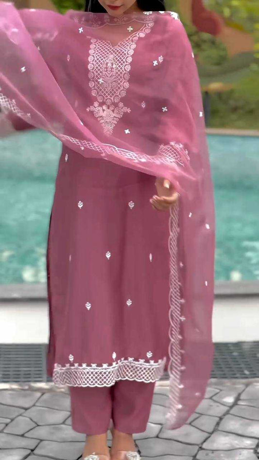 Georgette Kesh228 544 Suits & Dresses Islamic Clothing  Pakistani Ladies Silk Long Kurtis Suits