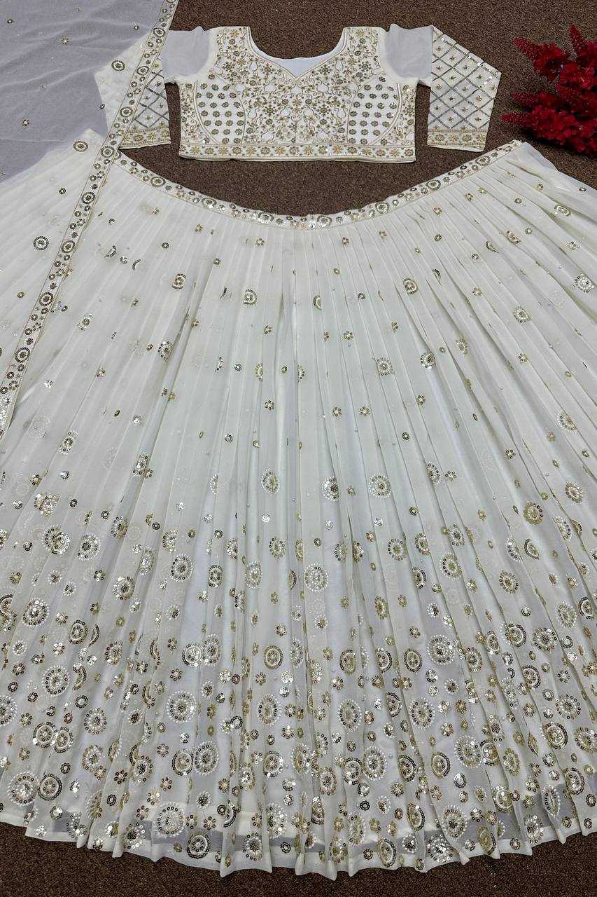 Georgette Kesh228 551 Lehengas  Desigenr Georgette Wedding Embroidered Wedding Outfits Lehengas