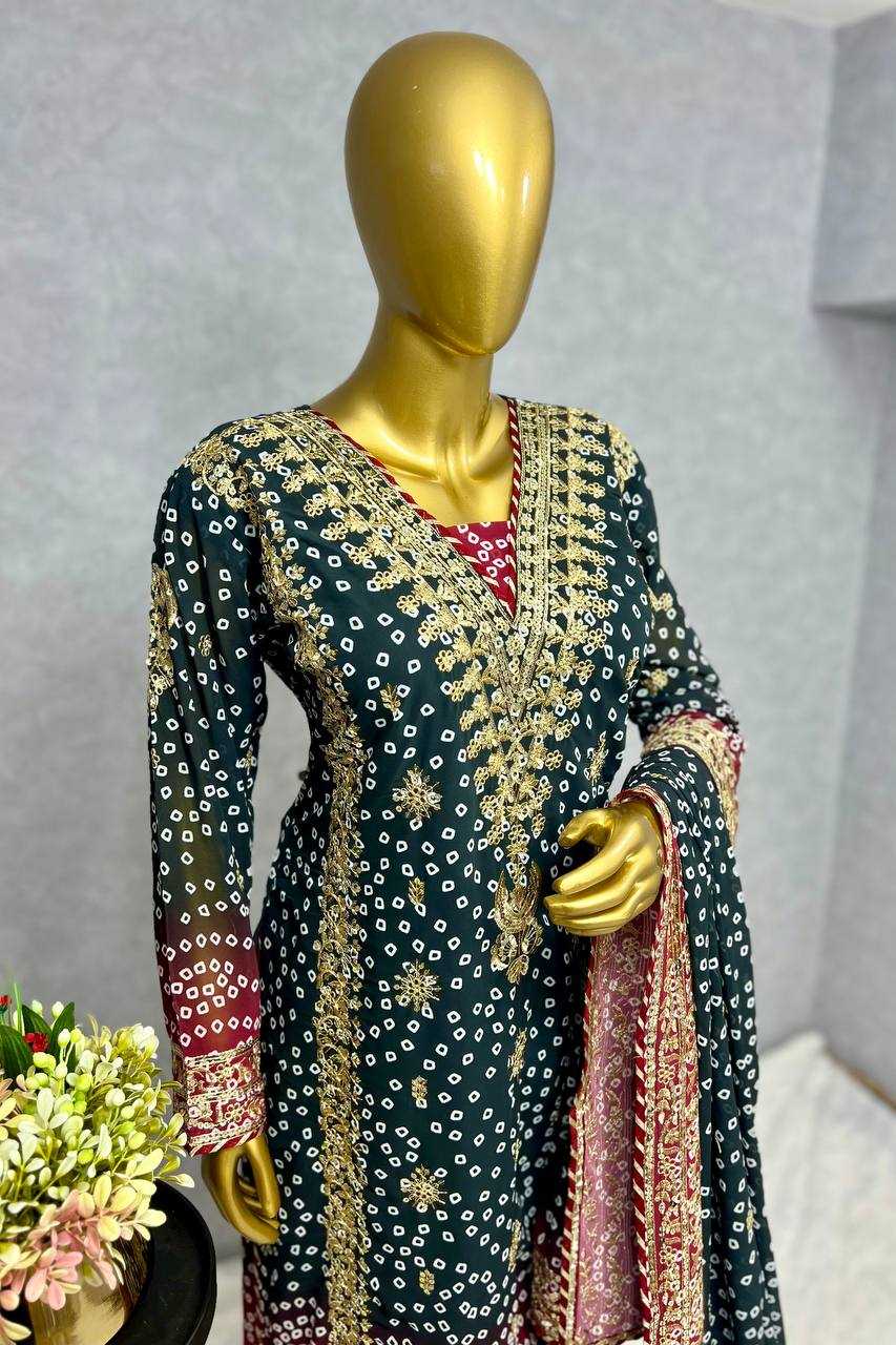 Georgette Kesh228 555 Suits & Dresses Islamic Clothing  Pakistani Ladies Silk Long Kurtis Suits