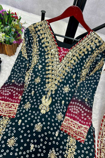 Georgette Kesh228 555 Suits & Dresses Islamic Clothing  Pakistani Ladies Silk Long Kurtis Suits