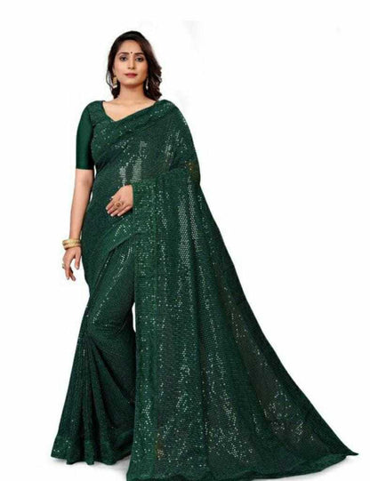 Georgette Ksb 03 Sarees  Party Wear Georgette Embroidered Sarees