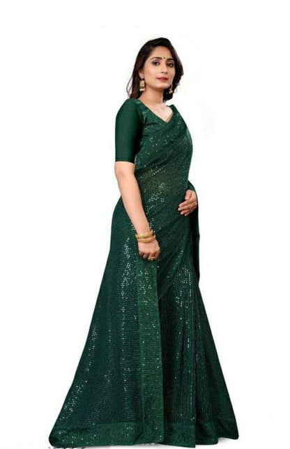 Georgette Ksb 03 Sarees  Party Wear Georgette Embroidered Sarees