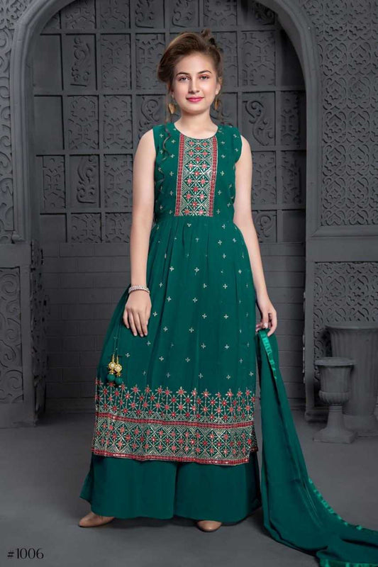 Georgette Ksb 1008  Kids Sharara