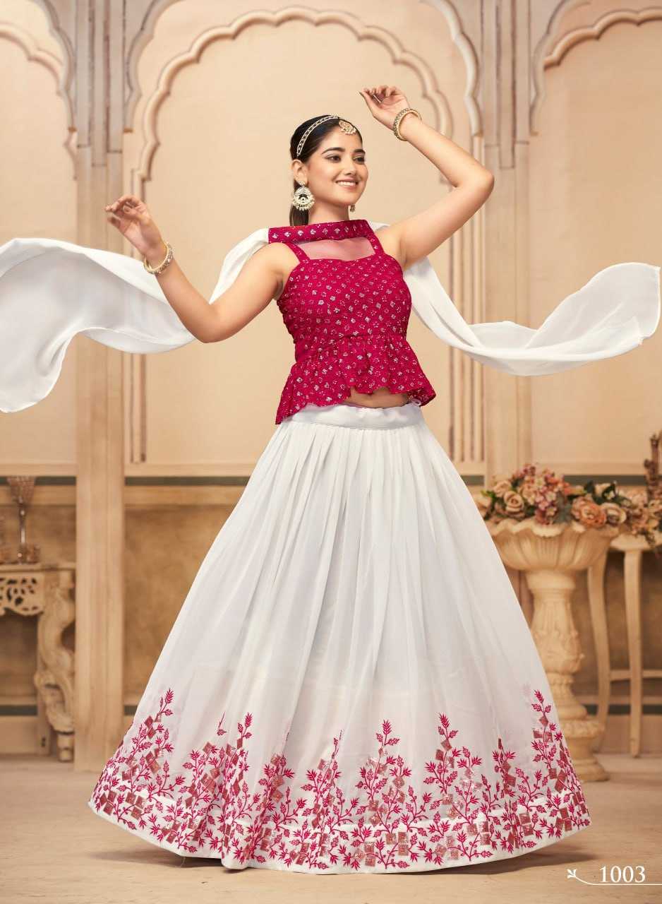 Georgette Lad Fervour Lehengas  Fancy Silk Lehenga