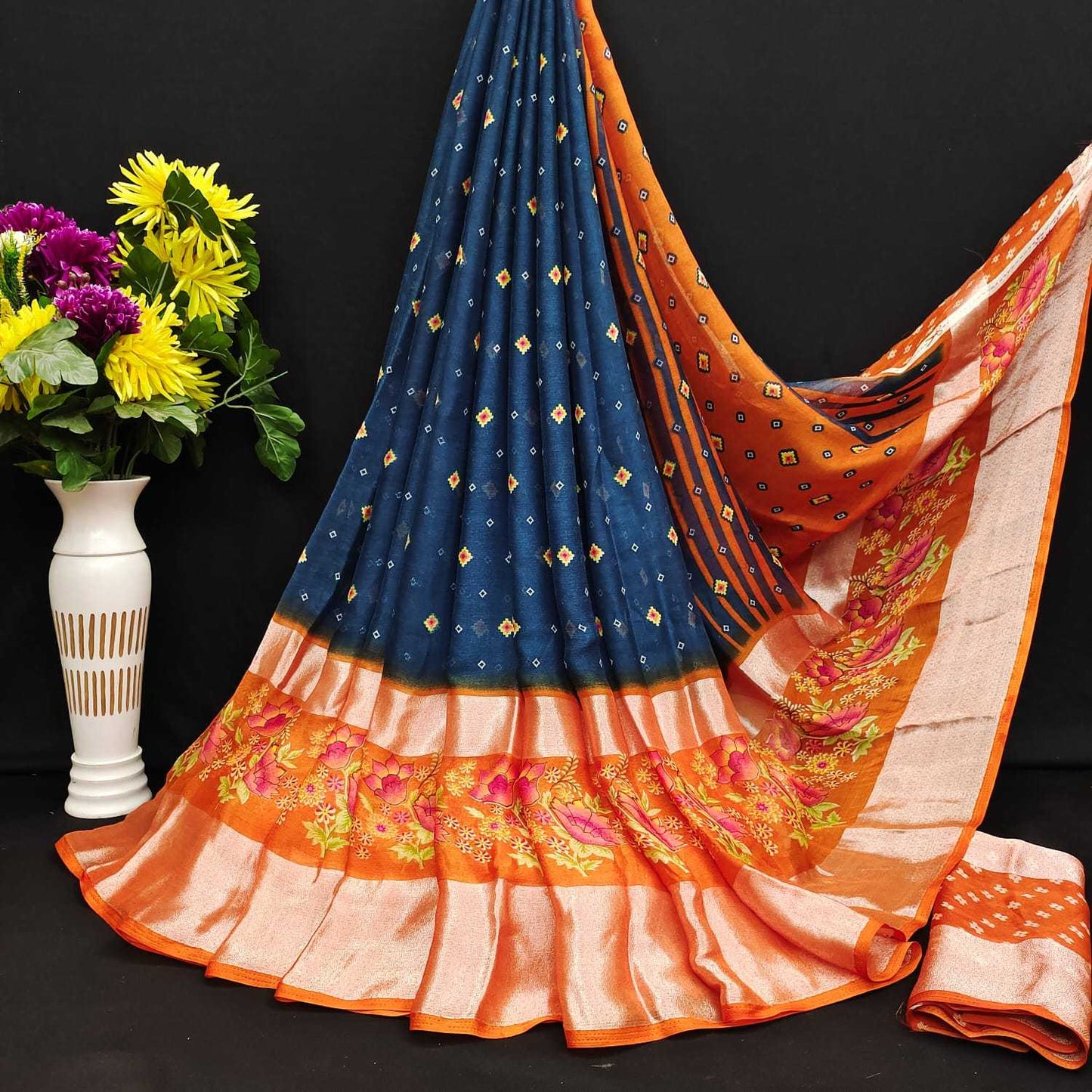 Georgette Mkd Light  Sarees