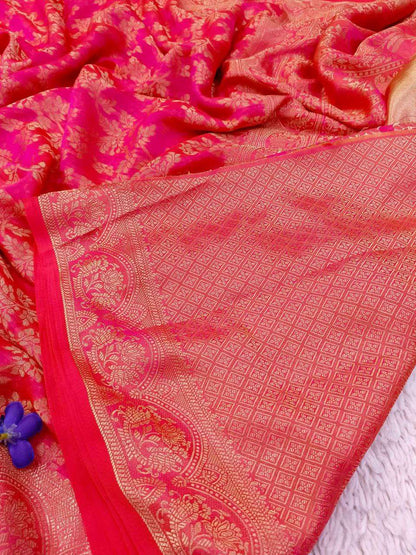 Georgette Rae Pattern  Saree