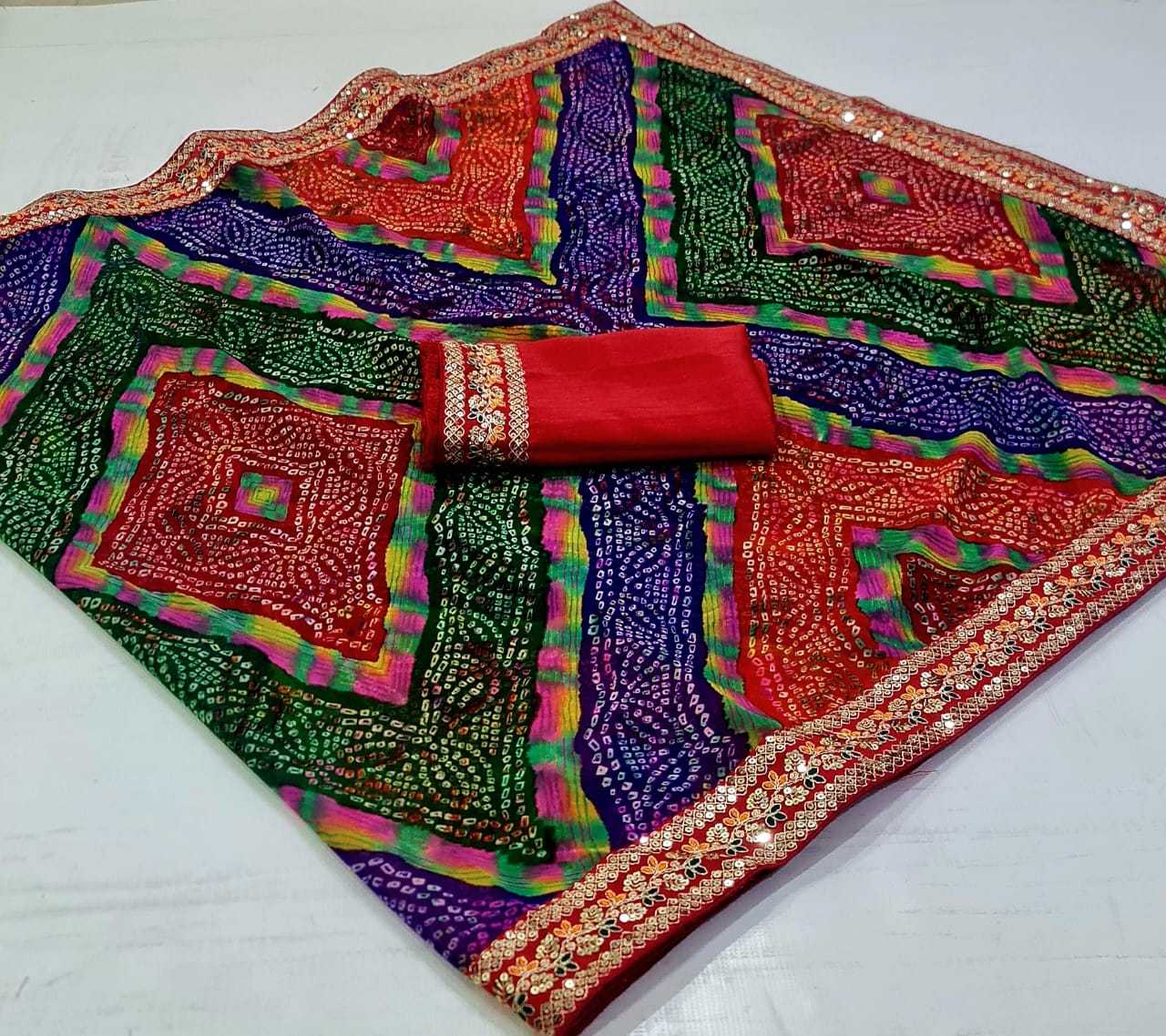 Georgette Rhf Patola  Sarees