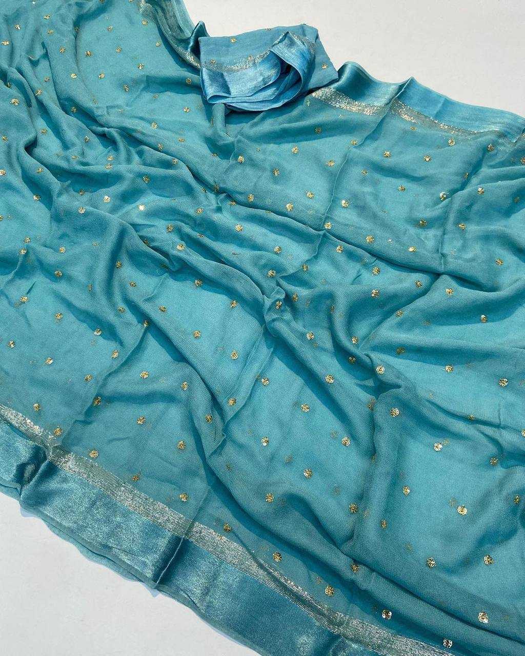 Georgette Rie 07 Sarees  Georgette Fancy Butta Sarees