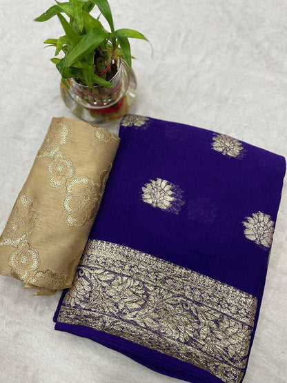 Georgette Rie 10 Sarees  Georgette Indian Sequence Sarees