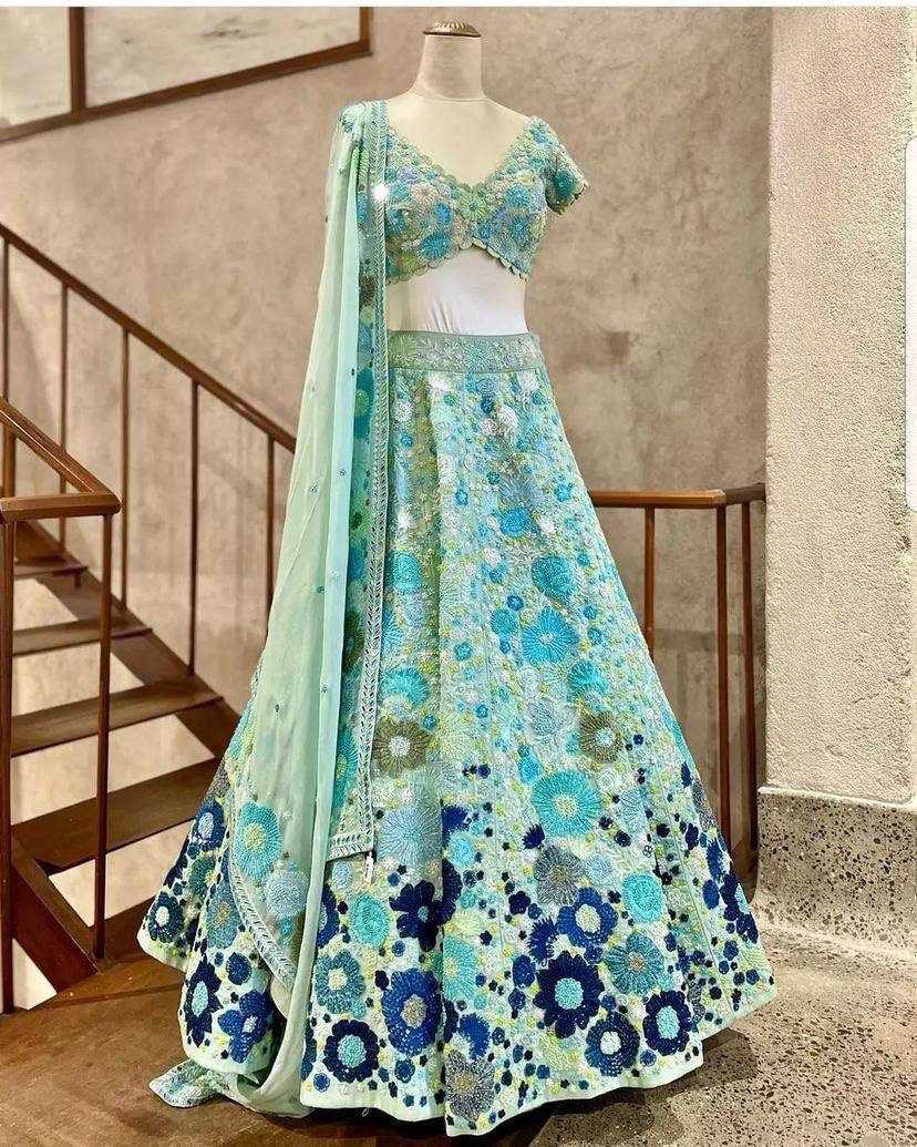 Georgette  Rin108 1398 Lehenga  Wedding ,Net Fancy,Designer Lehenga