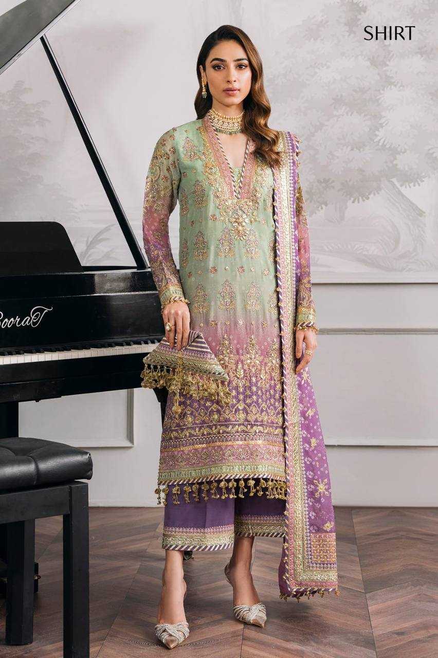 Georgette Rin110 242 Suits & Dresses  Printed Embridery Georgette Party Wear Wedding Suits