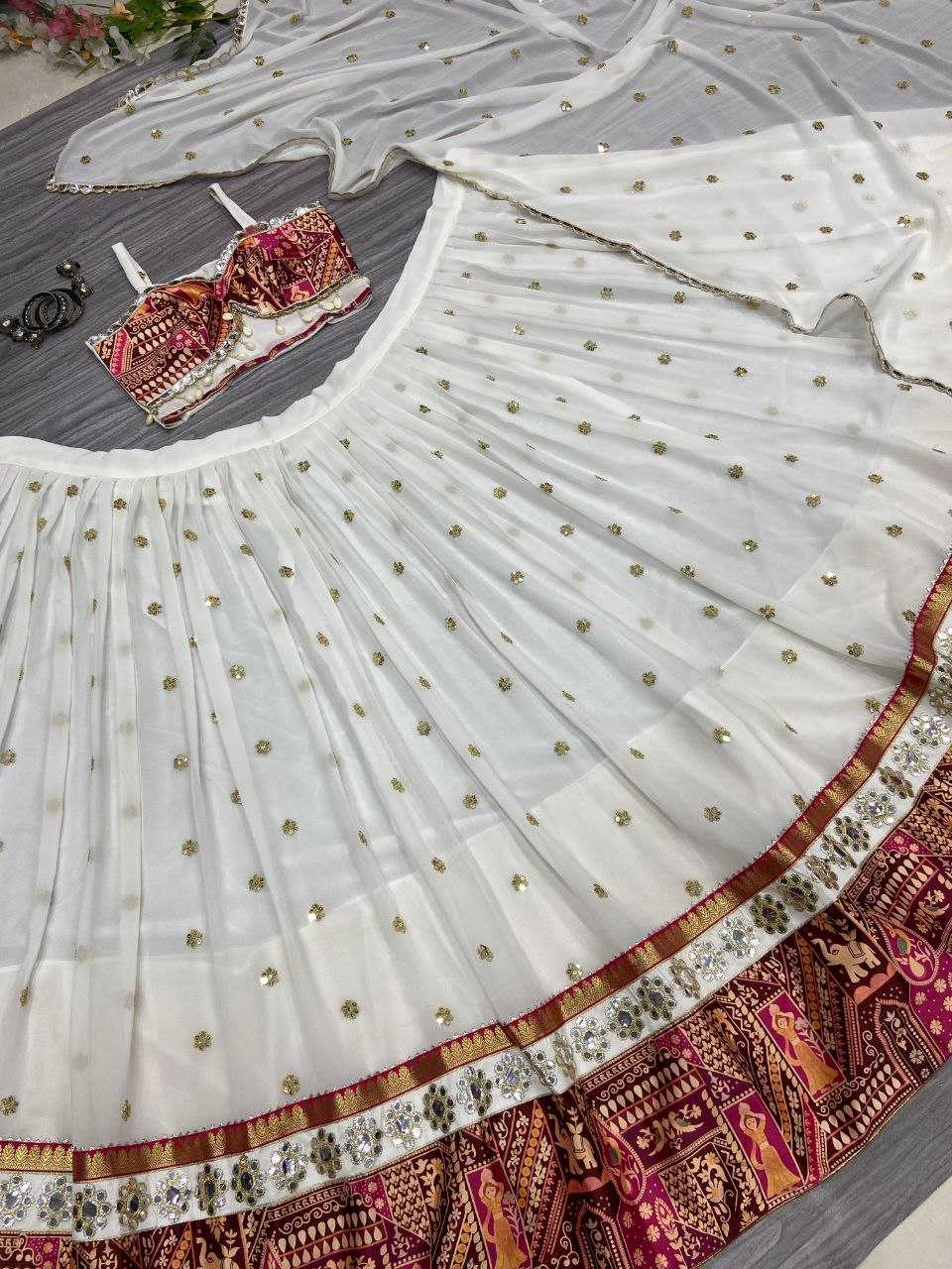 Georgette Rin121 989 Lehengas  Printed Navratri Chaniya Choli