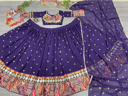 Georgette Rin121 989 Lehengas  Printed Navratri Chaniya Choli