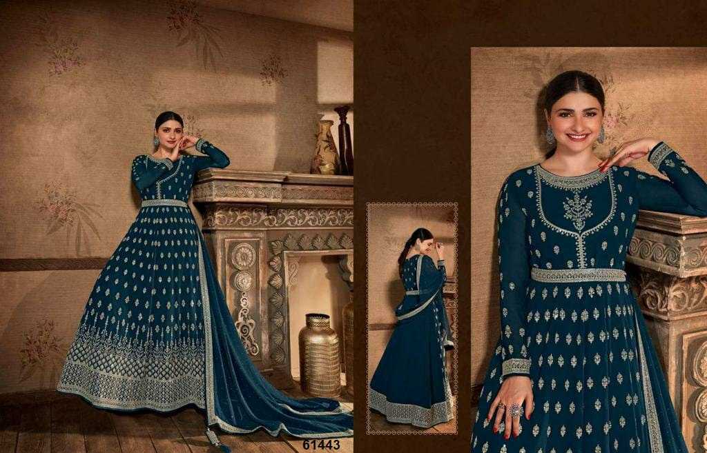 Georgette Rin131 61441 Gowns  Georgette Embroidered Anarkali Long Gowns