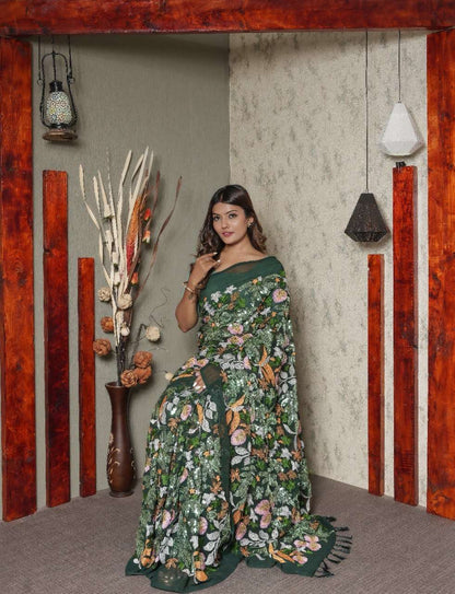 Georgette Rin141 1483 Sarees  Party Wear Georgette Sequence Embroidered Sarees