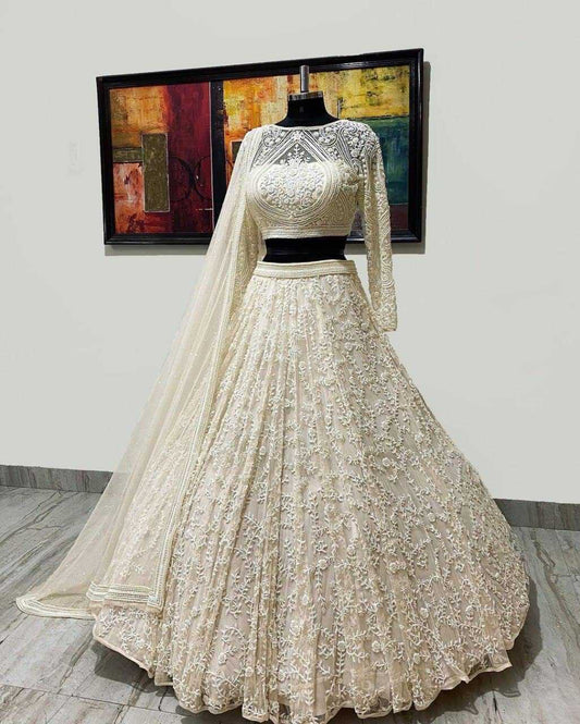 Georgette Rin141 433 Lehengas  Fancy Traditional Embroidered Lehengas