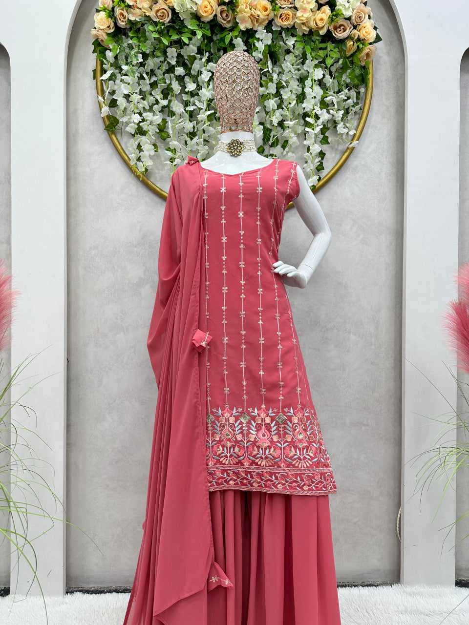 Georgette Rin169 5605  Suit Georgette,Sharara Salwar,Ladies Suit