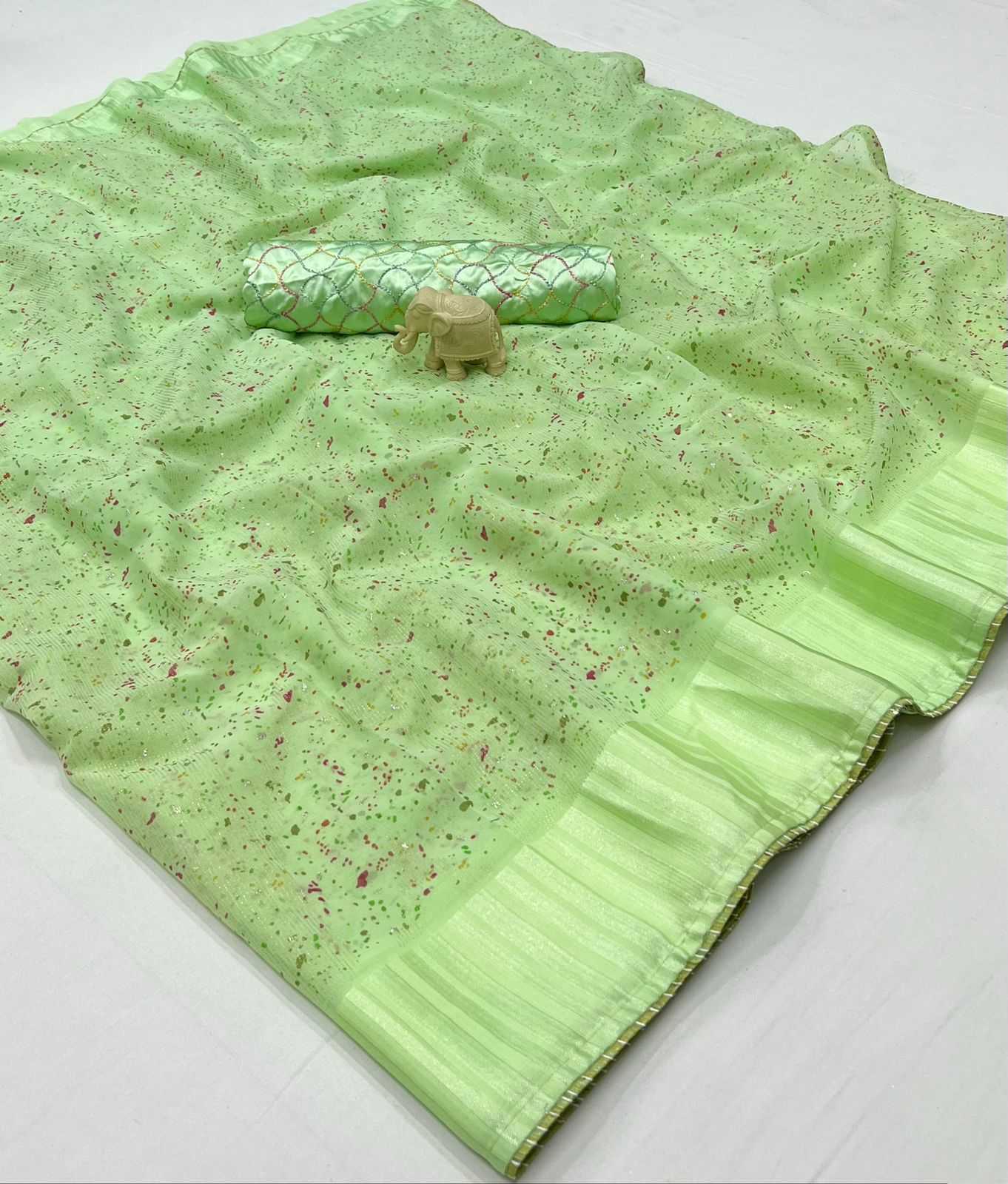 Georgette Rin198 Raa36 Sarees  Fancy Georgette Lightweight Sarees