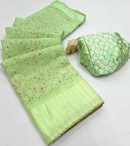 Georgette Rin198 Raa36 Sarees  Fancy Georgette Lightweight Sarees