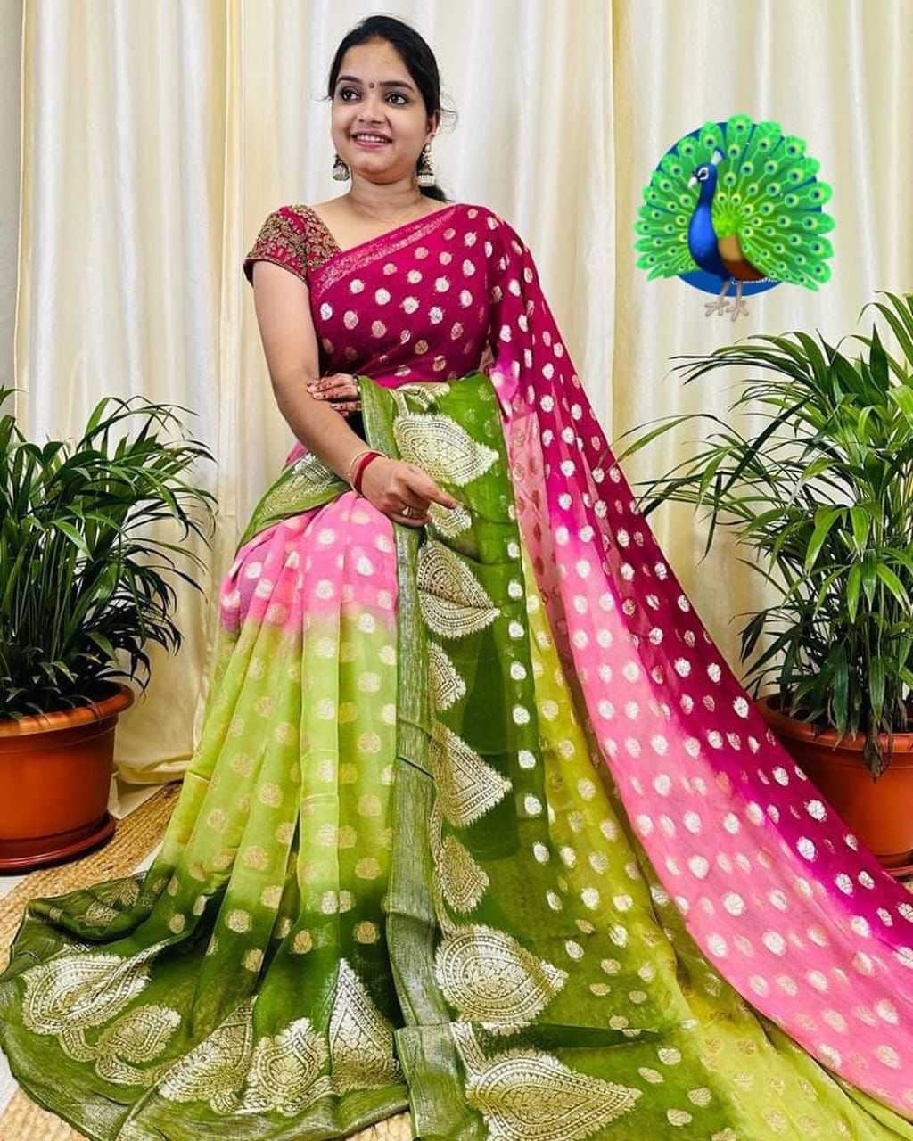 Georgette Rjk 4D  Sarees