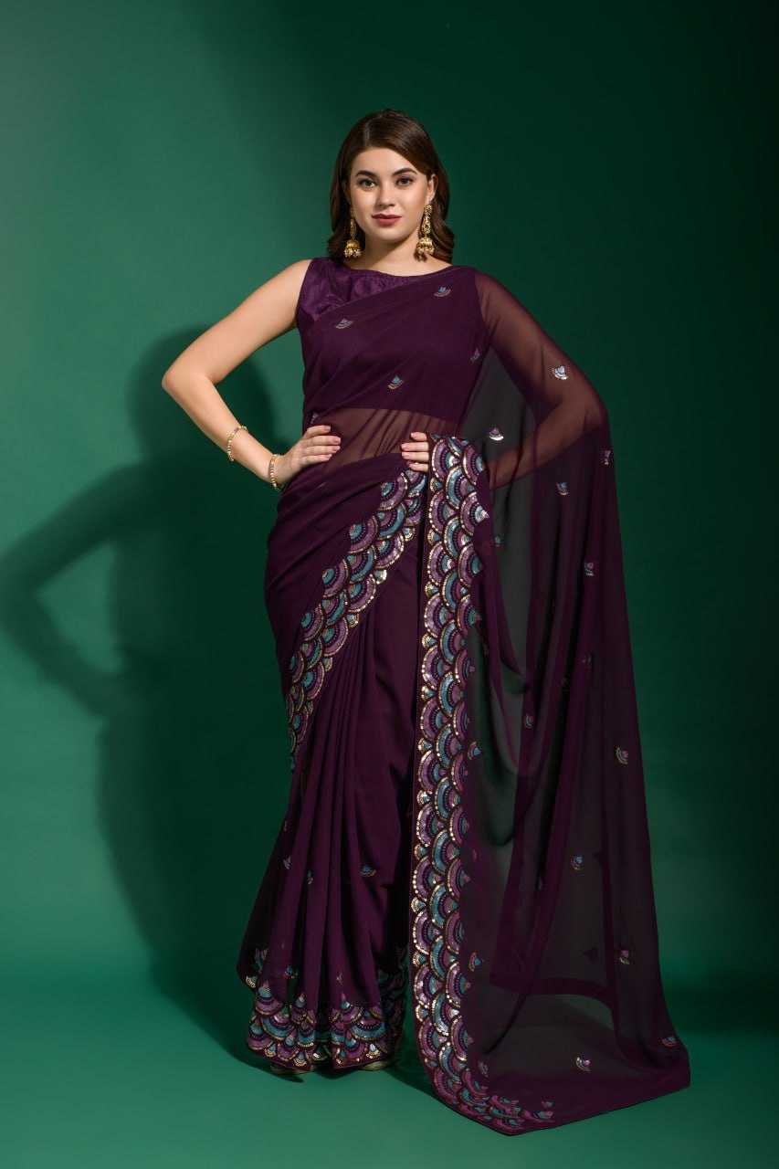 Georgette Rnc 5235  Sarees