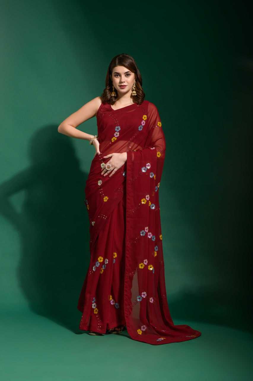 Georgette Rnc 5236  Sarees