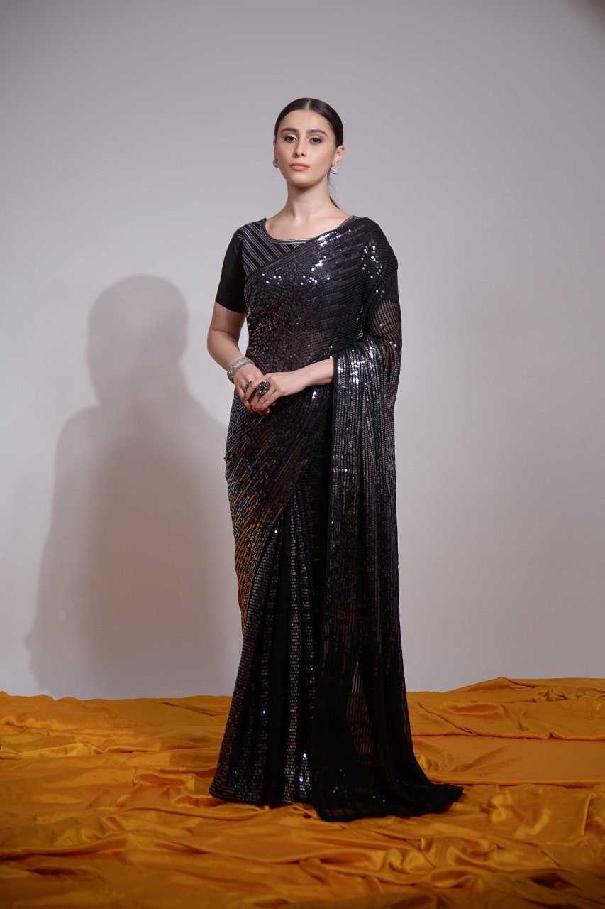 Georgette  Rnc 5245  Saree