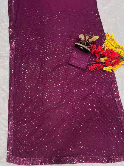 Georgette Rnc 5305  Sarees