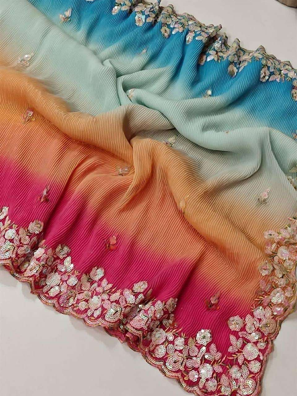 Georgette Rnc 5307  Sarees