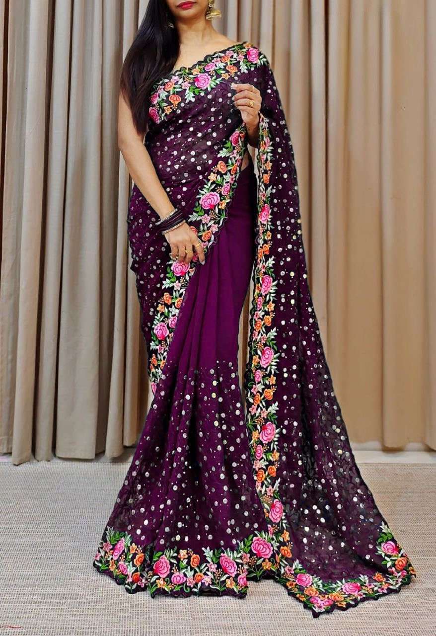 Georgette Rnc 5323  Sarees