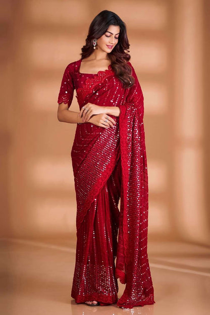 Georgette Rnc 5327  Sarees