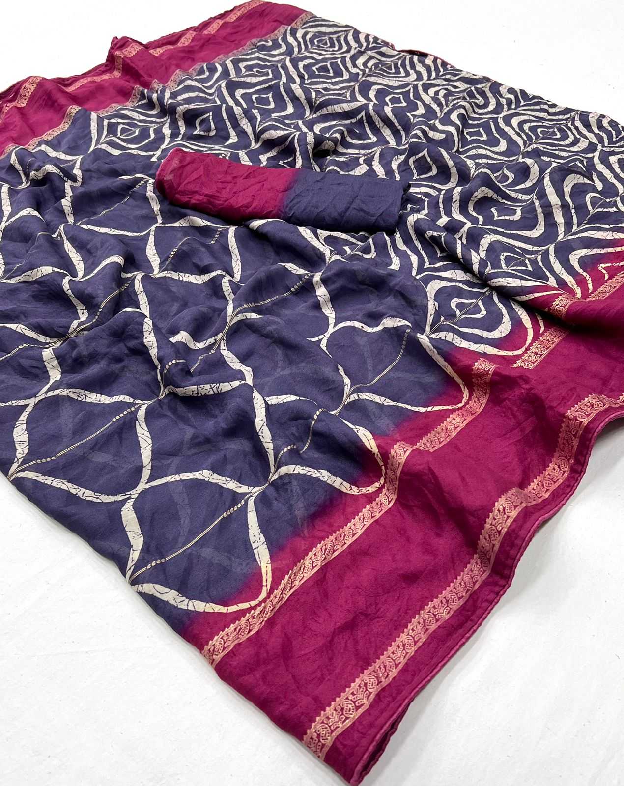 Georgette Rsa Brahamastra  Sarees