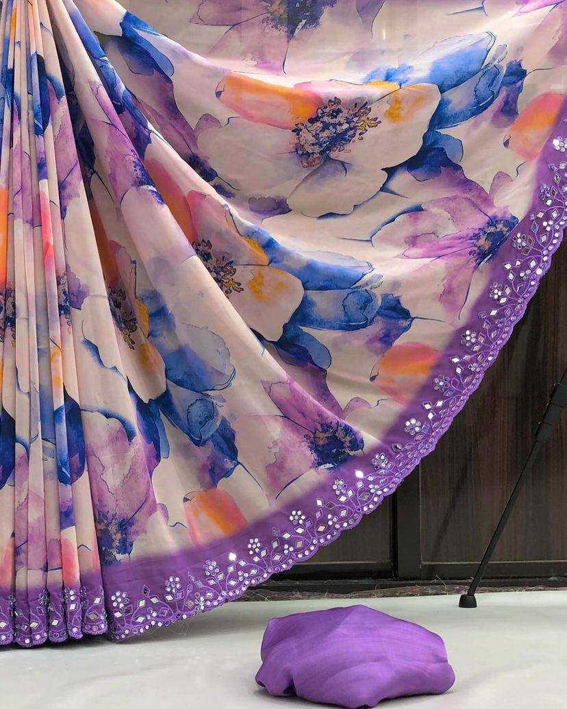 Georgette Rsf 746 Sarees  Printed Georgette Ladies