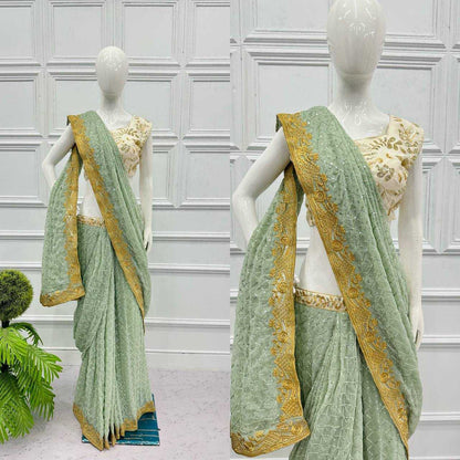 Georgette Rst 1012 Sarees  Party Wear Fancy Georgette Sarees