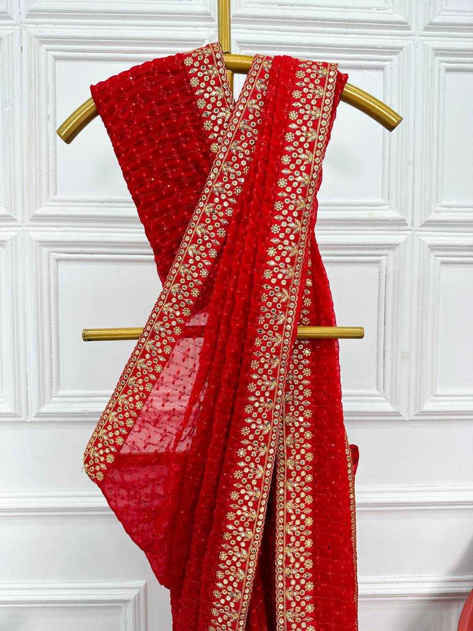 Georgette Rst 459 Sarees  Georgette Ananya Pandey Party Wear Sarees