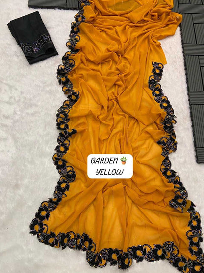 Georgette Rud 21  Sarees