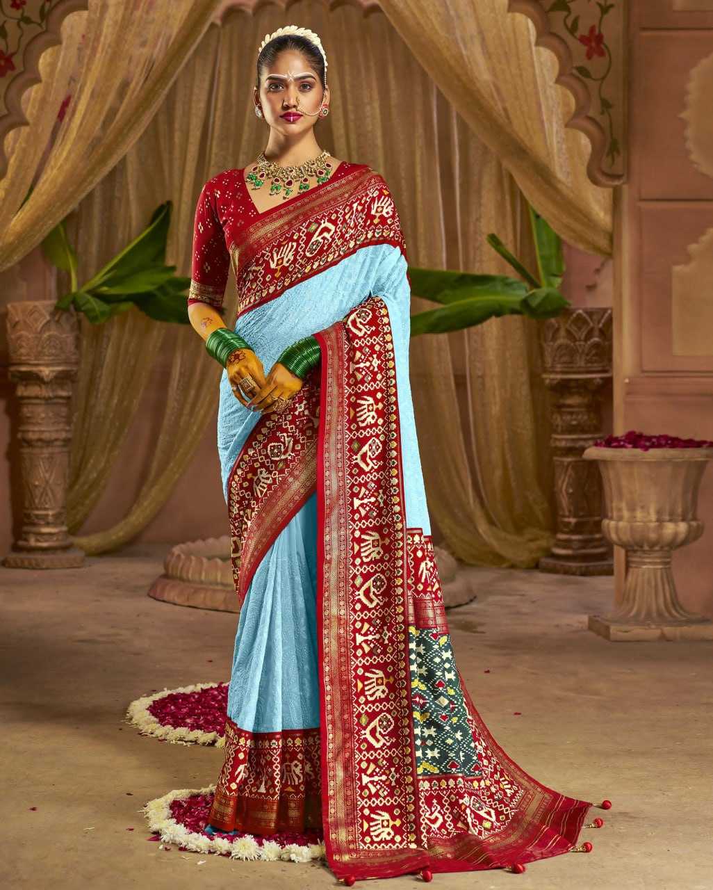 Georgette Rud Sukanya Silk Sarees  Soft Silk Patola Traditional Sarees