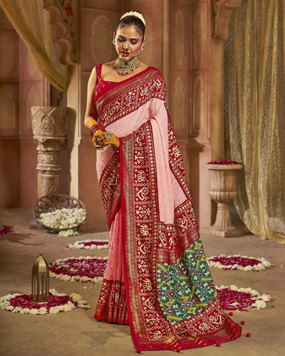 Georgette Rud Sukanya Silk Sarees  Soft Silk Patola Traditional Sarees