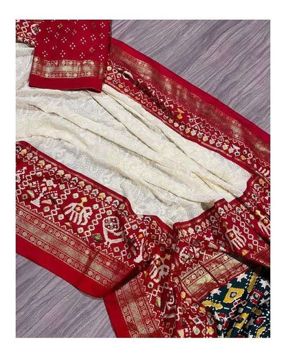 Georgette Rud Sukanya Silk Sarees  Soft Silk Patola Traditional Sarees