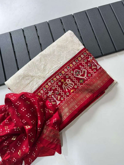 Georgette Rud Sukanya Silk Sarees  Soft Silk Patola Traditional Sarees