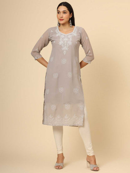 Georgette Rvl 20 Kurtis  Casual Ethnic Kurtis E